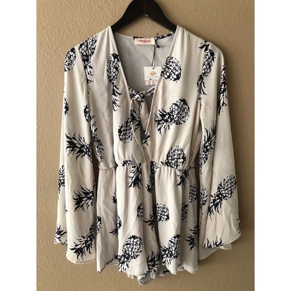 Pineapple print romper - Picture 4 of 5